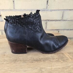 Coach Leather Ankle Boots